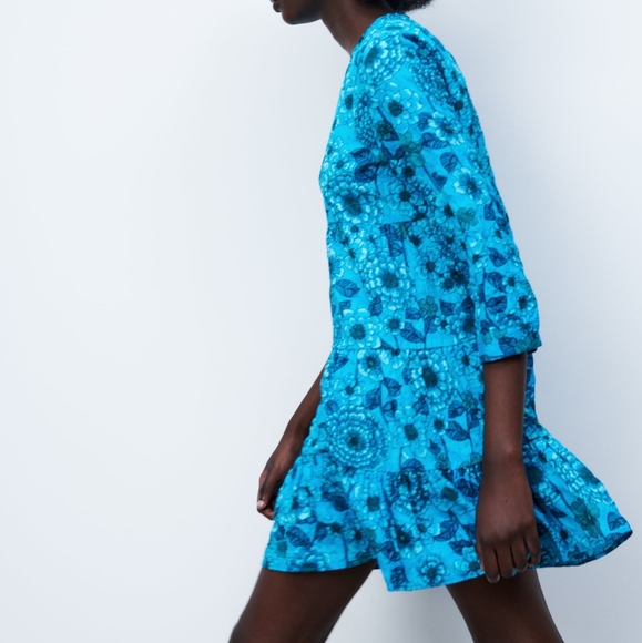 Zara floral print dress - Picture 2 of 8